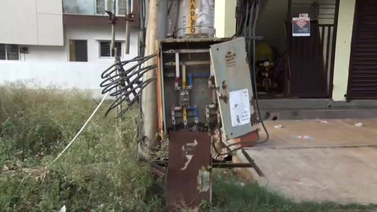 Belagavi Hescom danger transformer; here is a photos