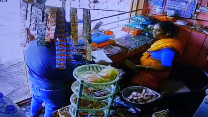 ಅಂಗಡಿ ಮಾಲಕಿಗೆ ಚೀಟಿ ತೋರಿಸಿ ಮರಳು ಮಾಡಿ ಮಾಂಗಲ್ಯ ಸರ ಕದ್ದ ಯುವಕ