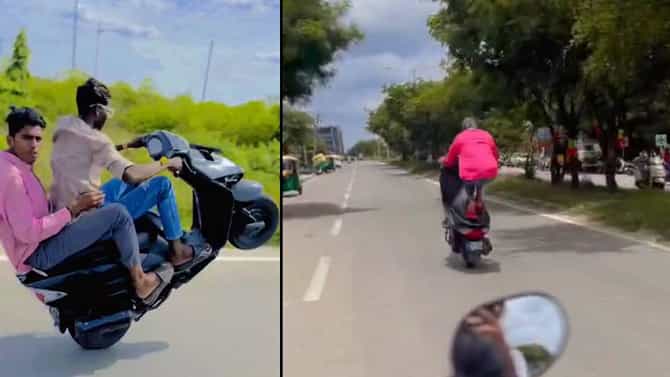 ಬೆಂಗಳೂರು: ದೆವ್ವದ ಹೆಸರಲ್ಲಿ ಡೆಡ್ಲಿ ವ್ಹೀಲಿಂಗ್ ; ಮೂವರ ಬಂಧನ