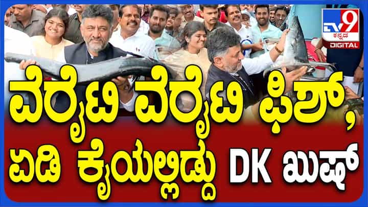 ವಿಶ್ವ ಮೀನುಗಾರಿಕೆ ದಿನಾಚರಣೆ ಕಾರ್ಯಕ್ರಮದಲ್ಲಿ ಬಗೆಬಗೆಯ ಮೀನುಗಳನ್ನು, ಮುಟ್ಟಿ ಆನಂದಿಸಿದ ಡಿಕೆ ಶಿವಕುಮಾರ್ ವಿಶ್ವ ಮೀನುಗಾರಿಕೆ ದಿನಾಚರಣೆ ಕಾರ್ಯಕ್ರಮದಲ್ಲಿ ಬಗೆಬಗೆಯ ಮೀನುಗಳನ್ನು, ಮುಟ್ಟಿ ಆನಂದಿಸಿದ ಡಿಕೆ ಶಿವಕುಮಾರ್