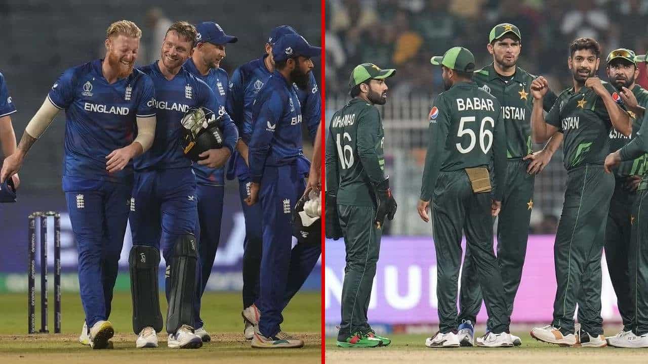 ENG vs PAK, ICC World Cup: ವಿಶ್ವಕಪ್ನಲ್ಲಿಂದು ಎರಡು ಪಂದ್ಯ: ಇಂಗ್ಲೆಂಡ್ ಮೊದಲು ಬ್ಯಾಟ್ ಮಾಡಿದರೆ ಪಾಕ್ ಟೂರ್ನಿಯಿಂದ ಔಟ್ ENG vs PAK, ICC World Cup: ವಿಶ್ವಕಪ್ನಲ್ಲಿಂದು ಎರಡು ಪಂದ್ಯ: ಇಂಗ್ಲೆಂಡ್ ಮೊದಲು ಬ್ಯಾಟ್ ಮಾಡಿದರೆ ಪಾಕ್ ಟೂರ್ನಿಯಿಂದ ಔಟ್