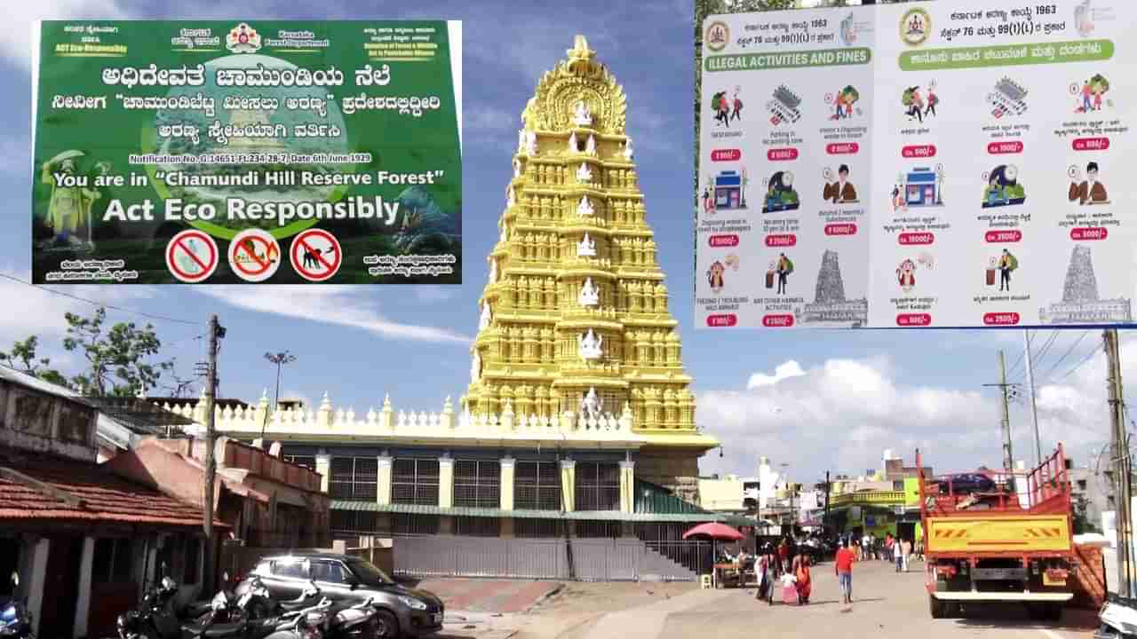 Chamundi Hill: ಚಾಮುಂಡಿ ಬೆಟ್ಟದಲ್ಲಿ ಅನೈತಿಕ, ಅಕ್ರಮ ಚಟುವಟಿಕೆ ನಡೆಸುವ ಪ್ರವಾಸಿಗರಿಗೆ ಎಚ್ಚರಿಕೆ ಮತ್ತು ದಂಡ ಪ್ರಯೋಗ