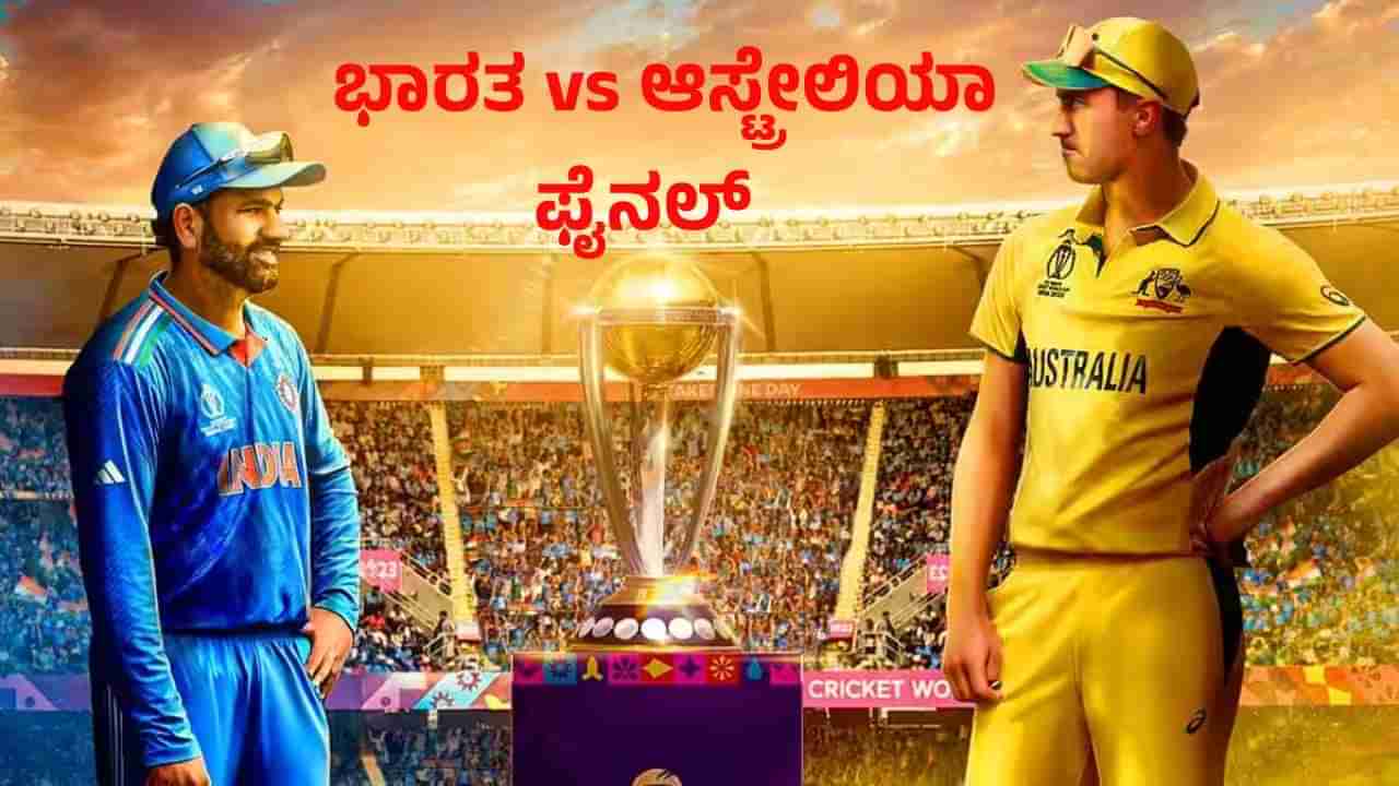 IND vs AUS, World Cup Final: ಇಂದು ಐಸಿಸಿ ಏಕದಿನ ವಿಶ್ವಕಪ್ ಫೈನಲ್: ಪ್ರಶಸ್ತಿಗಾಗಿ ಭಾರತ-ಆಸ್ಟ್ರೇಲಿಯಾ ಸೆಣೆಸಾಟ