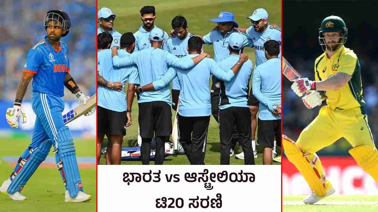 ಭಾರತ-ಆಸ್ಟ್ರೇಲಿಯಾ ಟಿ20 ಸರಣಿ ಯಾವಾಗ ಆರಂಭ?, ಎಷ್ಟು ಗಂಟೆಗೆ?, ಯಾವುದರಲ್ಲಿ ನೇರಪ್ರಸಾರ?