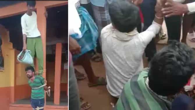 ಮೆಣಸಿನಕಾಯಿ ಕದ್ದ ಇಬ್ಬರು ಕಳ್ಳರಿಗೆ ಗ್ರಾಮಸ್ಥರಿಂದ ಹಿಗ್ಗಾಮುಗ್ಗಾ ಥಳಿತ