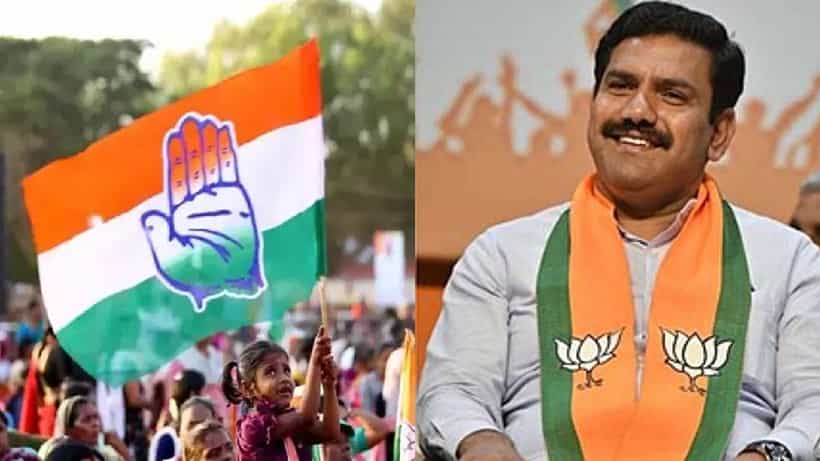ಅತ್ತ ಜಗನಾಥ್ ಭವನದಲ್ಲಿ ವಿಜಯೇಂದ್ರ ಅಧಿಕಾರ ಸ್ವೀಕಾರ, ಇತ್ತ ಕಾಂಗ್ರೆಸ್ ಕಚೇರಿಯಲ್ಲಿ ಪಕ್ಷ ಸೇರ್ಪಡೆ ಕಾರ್ಯಕ್ರಮ