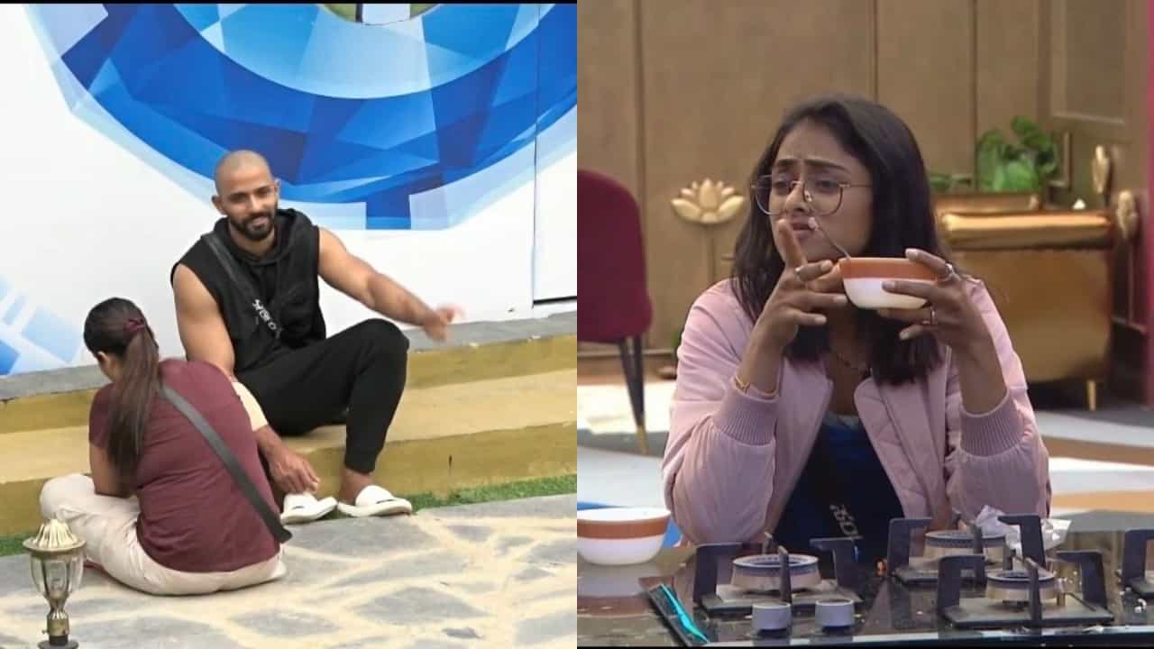 ಬಿಗ್ ಬಾಸ್ ಮನೆಯಲ್ಲಿ ಊಟದ ವಿಚಾರಕ್ಕೆ ಜಗಳ; ಕಾರ್ತಿಕ್ ನಡೆದುಕೊಂಡಿದ್ದು ಸರೀನಾ? ಬಿಗ್ ಬಾಸ್ ಮನೆಯಲ್ಲಿ ಊಟದ ವಿಚಾರಕ್ಕೆ ಜಗಳ; ಕಾರ್ತಿಕ್ ನಡೆದುಕೊಂಡಿದ್ದು ಸರೀನಾ?