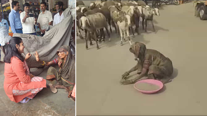 ಕುಷ್ಟಗಿ: ಎಲ್ಲರ ಮೆಚ್ಚುಗೆಗೆ ಪಾತ್ರವಾಯ್ತು ವೃದ್ದೆಯ ಸಾಮಾಜಿಕ ಕಳಕಳಿ