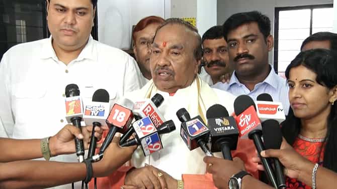 ಕಾಂಗ್ರೆಸ್​ನ ಯಾವುದೇ ಅಜಿತ್ ಪವಾರ್ ಬಿಜೆಪಿಗೆ ಬಂದ್ರೆ, ಸೇರ್ಪಡೆ;ಈಶ್ವರಪ್ಪ