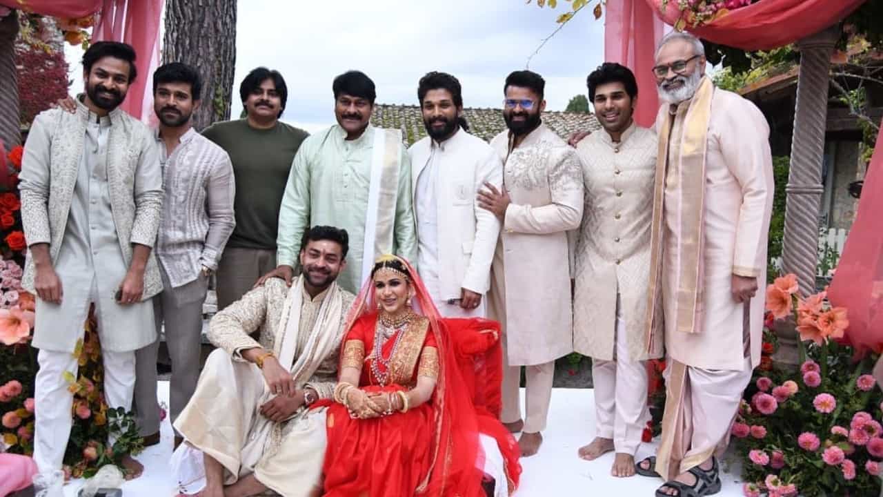 Varun Tej Lavanya Tripathi Wedding: ವರುಣ್ ತೇಜ್-ಲಾವಣ್ಯ ತ್ರಿಪಾಠಿ ಮದುವೆ; ಅದ್ದೂರಿ ಮದುವೆಯಲ್ಲಿ ಸೆಲೆಬ್ರಿಟಿಗಳ ದಂಡು Varun Tej Lavanya Tripathi Wedding: ವರುಣ್ ತೇಜ್-ಲಾವಣ್ಯ ತ್ರಿಪಾಠಿ ಮದುವೆ; ಅದ್ದೂರಿ ಮದುವೆಯಲ್ಲಿ ಸೆಲೆಬ್ರಿಟಿಗಳ ದಂಡು