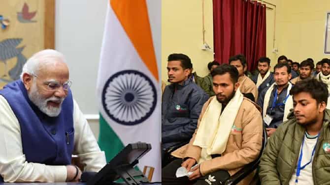 ರಕ್ಷಿಸಲ್ಪಟ್ಟ 41 ಕಾರ್ಮಿಕರೊಂದಿಗೆ ದೂರವಾಣಿ ಮೂಲಕ ಪ್ರಧಾನಿ ಮೋದಿ ಮಾತುಕತೆ