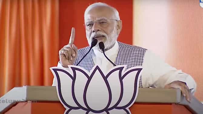 ಬಿಆರ್​ಎಸ್​​​ ಡಿಎನ್ಎಯಲ್ಲೇ ಸ್ವಜನಪಕ್ಷಪಾತ, ಭ್ರಷ್ಟಾಚಾರವಿದೆ: ಮೋದಿ