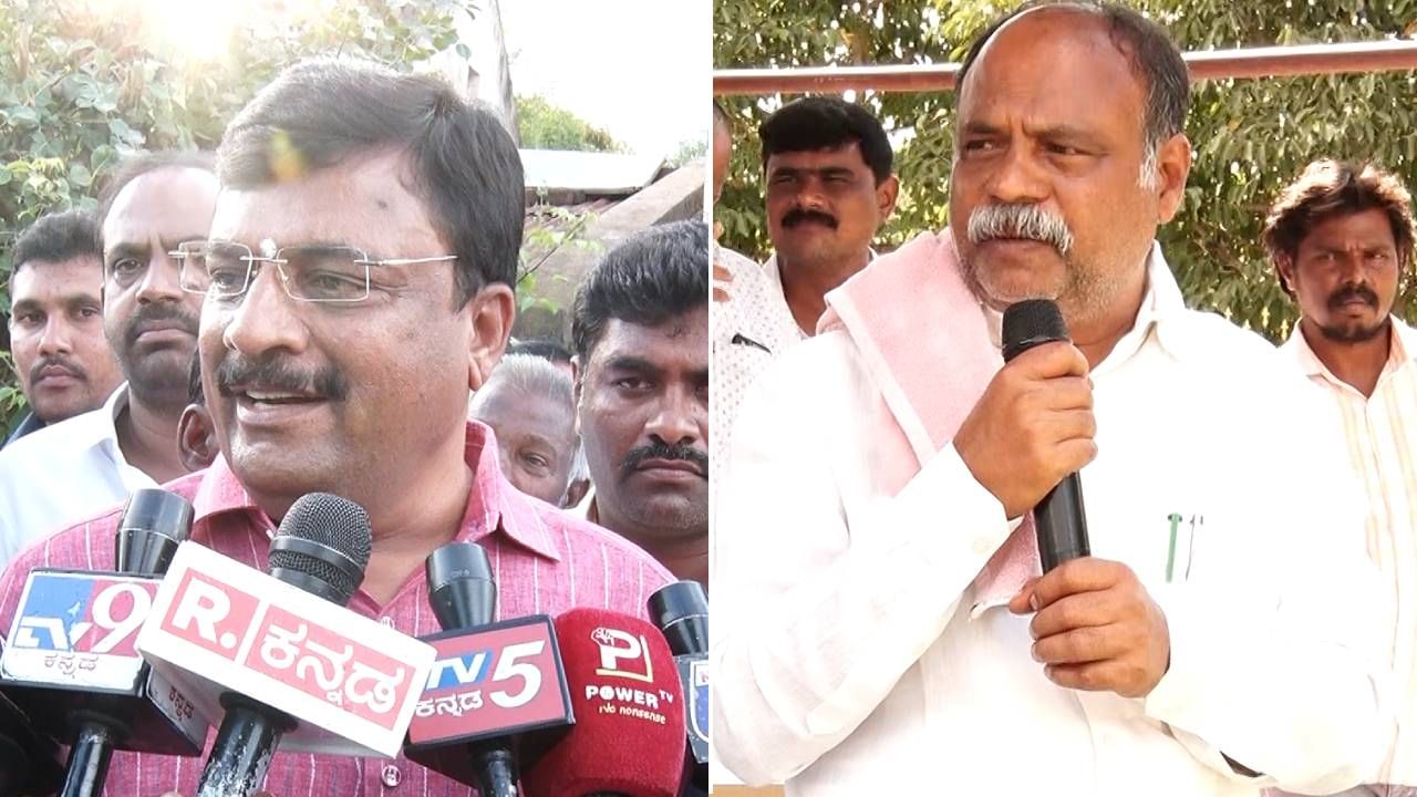 ಮಂಡ್ಯದಲ್ಲಿ ಶಂಕುಸ್ಥಾಪನಾ ಶೀಲಾಫಲಕ ರಾಜಕೀಯ; ಶಾಸಕ ನರೇಂದ್ರಸ್ವಾಮಿ, ಮಾಜಿ ಶಾಸಕ ಅನ್ನದಾನಿ ನಡುವೆ ವಾಕ್ಸಮರ ಮಂಡ್ಯದಲ್ಲಿ ಶಂಕುಸ್ಥಾಪನಾ ಶೀಲಾಫಲಕ ರಾಜಕೀಯ; ಶಾಸಕ ನರೇಂದ್ರಸ್ವಾಮಿ, ಮಾಜಿ ಶಾಸಕ ಅನ್ನದಾನಿ ನಡುವೆ ವಾಕ್ಸಮರ