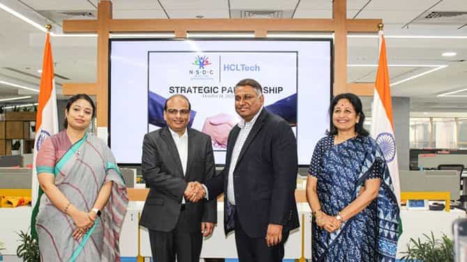 NSDC, HCL ಟೆಕ್ ಉದ್ಯೋಗ ಮಾರುಕಟ್ಟೆಯಲ್ಲಿ ಕೌಶಲ್ಯಗಳಿಗೆ ಆದ್ಯತೆ ನೀಡಲಿವೆ