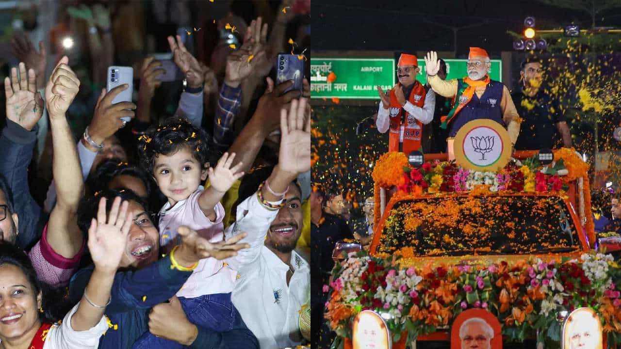 ಮಧ್ಯಪ್ರದೇಶ ವಿಧಾನಸಭಾ ಚುನಾವಣಾ 2023 ಪ್ರಚಾರ ಅಂತಿಮ ಹಂತವನ್ನು ತಲುಪಿದೆ. ರಾಜ್ಯದಲ್ಲಿ ಚುನಾವಣಾ ಪ್ರಚಾರ ಬುಧವಾರ ಅಂತ್ಯಗೊಳ್ಳಲಿದ್ದು, ಇದೇ ತಿಂಗಳ 17 ರಂದು ಚುನಾವಣೆ ನಡೆಯಲಿದೆ. ಅದರಂತೆ ಇಂದು ಪ್ರಧಾನಿ ನರೇಂದ್ರ ಮೋದಿ ಅವರು ಇಂದೋರ್ನಲ್ಲಿ ಬೃಹತ್ ರೋಡ್ಶೋ ನಡೆಸಿದರು.