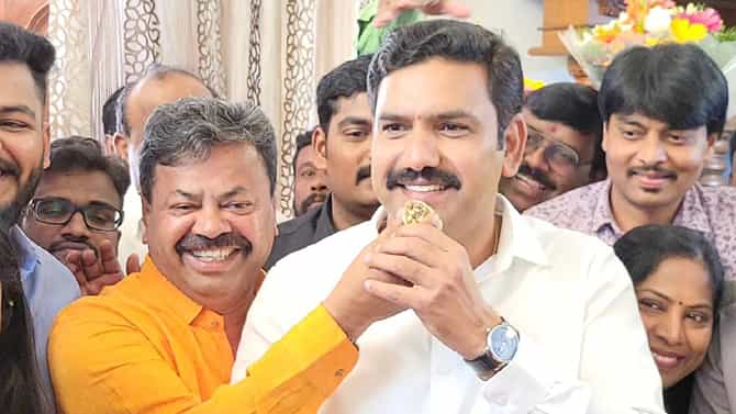 ವಿಜಯೇಂದ್ರಗೆ ಅಧ್ಯಕ್ಷ ಪಟ್ಟ: ನಾನಂತೂ ನಿದ್ರೆ ಮಾಡಲ್ಲ ಎಂದ ರೇಣುಕಾಚಾರ್ಯ