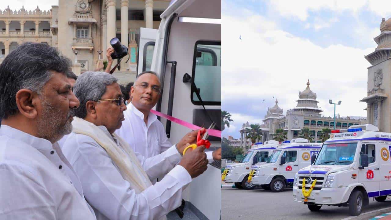 262 ಹೊಸ ಆಂಬ್ಯುಲೆನ್ಸ್ ಸೇವೆಗಳಿಗೆ ಸಿಎಂ ಚಾಲನೆ, ಈ ಆಂಬ್ಯುಲೆನ್ಸ್ಗಳಲ್ಲಿ ಏನೆಲ್ಲಾ ವಿಶೇಷತೆಗಳಿವೆ ಗೊತ್ತಾ? 262 ಹೊಸ ಆಂಬ್ಯುಲೆನ್ಸ್ ಸೇವೆಗಳಿಗೆ ಸಿಎಂ ಚಾಲನೆ, ಈ ಆಂಬ್ಯುಲೆನ್ಸ್ಗಳಲ್ಲಿ ಏನೆಲ್ಲಾ ವಿಶೇಷತೆಗಳಿವೆ ಗೊತ್ತಾ?