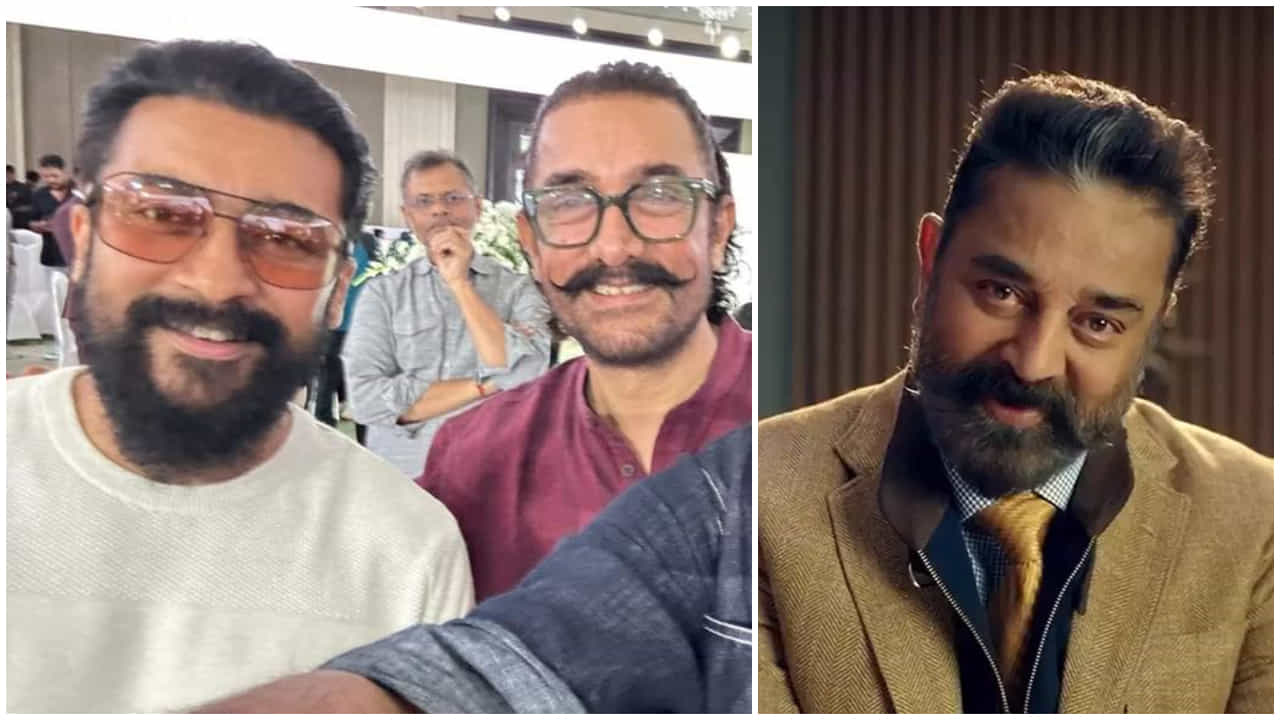Aamir Khan: ಚೆನ್ನೈನಲ್ಲಿ ಕಮಲ್ ಹಾಸನ್ ಬರ್ತ್ಡೇ ಪಾರ್ಟಿಗೆ ಹಾಜರಿ ಹಾಕಿದ ಆಮಿರ್ ಖಾನ್, ಸೂರ್ಯ; ಫೋಟೋ ವೈರಲ್ Aamir Khan: ಚೆನ್ನೈನಲ್ಲಿ ಕಮಲ್ ಹಾಸನ್ ಬರ್ತ್ಡೇ ಪಾರ್ಟಿಗೆ ಹಾಜರಿ ಹಾಕಿದ ಆಮಿರ್ ಖಾನ್, ಸೂರ್ಯ; ಫೋಟೋ ವೈರಲ್