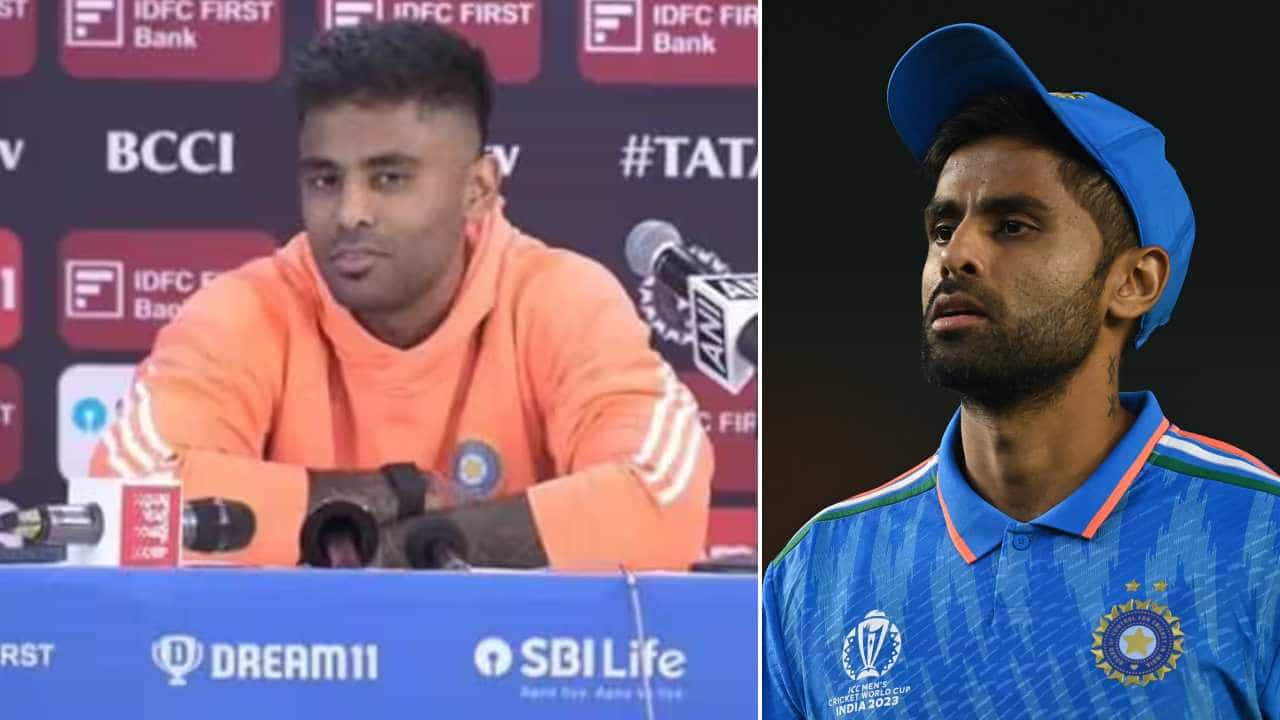 IND vs AUS 1st T20I: ಬುಧವಾರ ನಡೆದ ಪತ್ರಿಕಾಗೋಷ್ಠಿಯಲ್ಲಿ ಸೂರ್ಯಕುಮಾರ್ ಯಾದವ್ಗೆ ಭಾರೀ ಅವಮಾನ IND vs AUS 1st T20I: ಬುಧವಾರ ನಡೆದ ಪತ್ರಿಕಾಗೋಷ್ಠಿಯಲ್ಲಿ ಸೂರ್ಯಕುಮಾರ್ ಯಾದವ್ಗೆ ಭಾರೀ ಅವಮಾನ