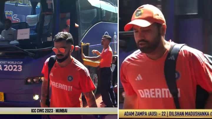 IND vs NZ, World Cup Semi Final: ವಾಂಖೆಡೆ ಸ್ಟೇಡಿಯಂಗೆ ತಲುಪಿದ ಟೀಮ್ ಇಂಡಿಯಾ ಆಟಗಾರರು: ವಿಡಿಯೋ IND vs NZ, World Cup Semi Final: ವಾಂಖೆಡೆ ಸ್ಟೇಡಿಯಂಗೆ ತಲುಪಿದ ಟೀಮ್ ಇಂಡಿಯಾ ಆಟಗಾರರು: ವಿಡಿಯೋ