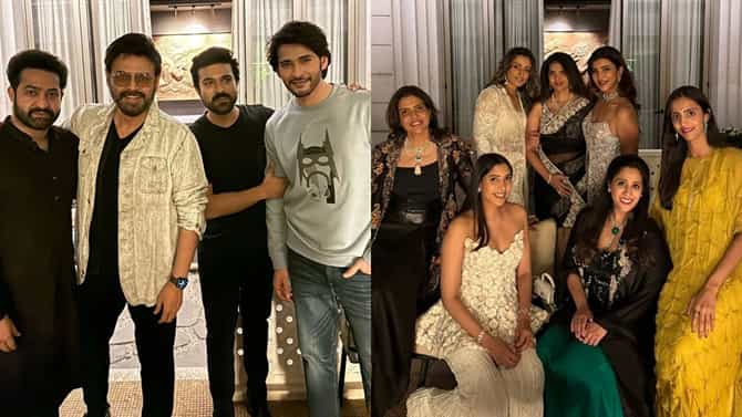 ರಾಮ್ ಚರಣ್ ಮನೆಯಲ್ಲಿ ದೀಪಾವಳಿ ಪಾರ್ಟಿ, ಟಾಲಿವುಡ್ ತಾರೆಯರ ಸಂಗಮ