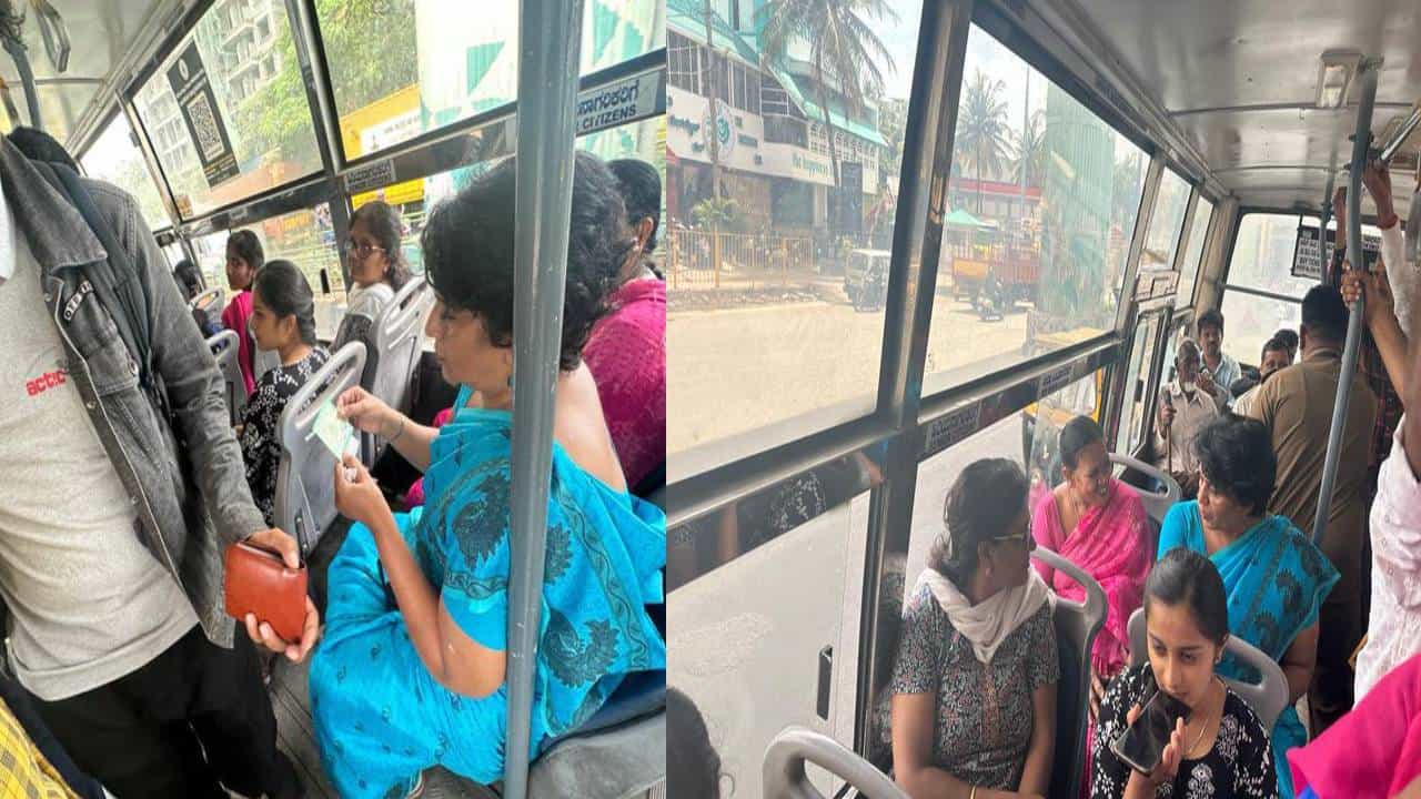 ಬಸ್​ನಲ್ಲಿ ಪ್ರಯಾಣ: ಮಹಿಳೆಯರ ಸಮಸ್ಯೆ ಆಲಿಸಿದ ಬಿಎಂಟಿಸಿ ಬಸ್​​ ಎಂಡಿ ಜಿ‌ ಸತ್ಯವತಿ