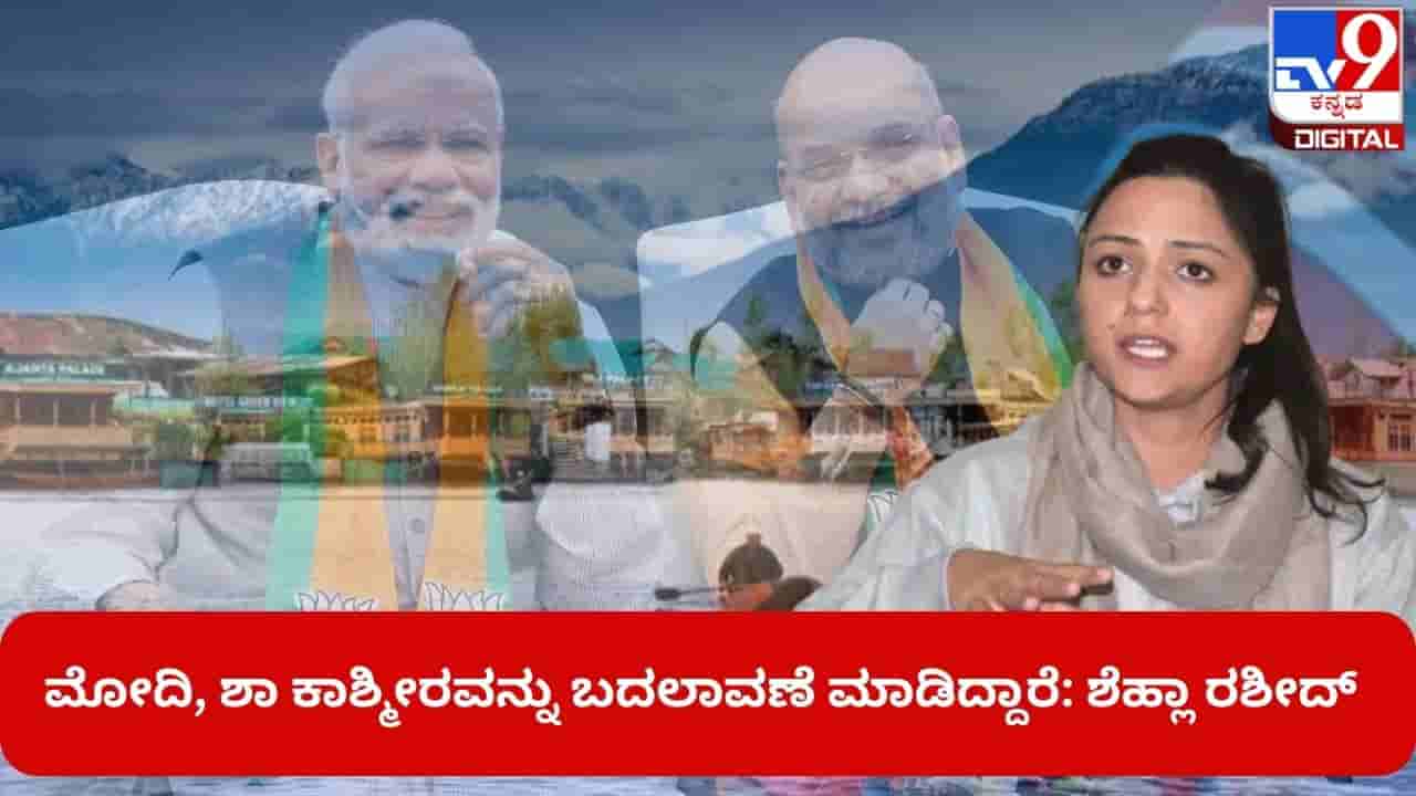 ಅಂದು ಕಾಶ್ಮೀರದ ಕಲ್ಲು ತೂರಾಟಗಾರರನ್ನು ಬೆಂಬಲಿಸಿದ್ದ ಶೆಹ್ಲಾ ರಶೀದ್, ಇಂದು ಮೋದಿ, ಶಾಗೆ ಶ್ಲಾಘನೆ