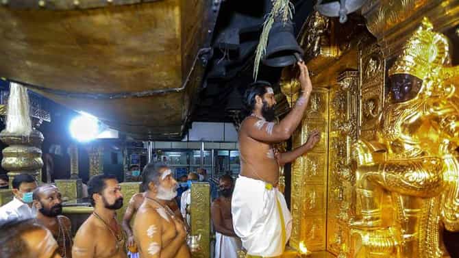 ಶಬರಿಮಲೆ ಅಯ್ಯಪ್ಪ ಸ್ವಾಮಿ ದೇವಸ್ಥಾನದ ಬಾಗಿಲು ಓಪನ್​​