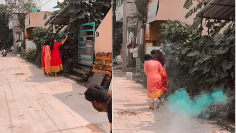 Viral Video: ಅಮ್ಮ ಸೆಲ್ಫಿ ಮತ್ತೆ ಒಮ್ಮೆ ಹಿಂದೆ ನೋಡು ಪಟಾಕಿ, ಓಡೋ.. ಓಡೋ ಓಡಲೇ ಎಂದ ಮಹಿಳೆಯರು