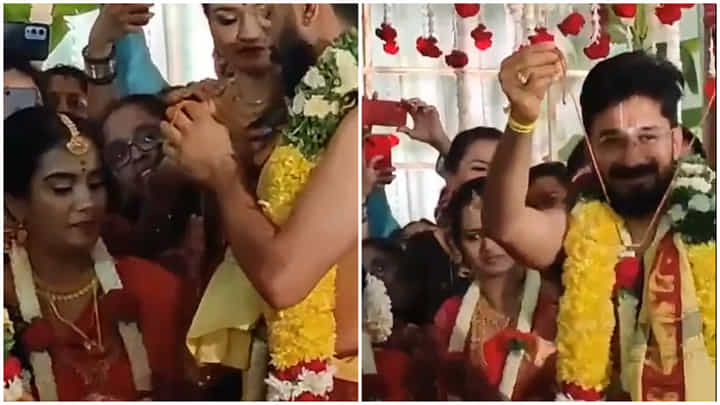 Vasuki Vaibhav: ವಾಸುಕಿ ವೈಭವ್-ಬೃಂದಾ ವಿಕ್ರಮ್ ಮದುವೆ ವಿಡಿಯೋ; ಇಲ್ಲಿದೆ ತಾಳಿ ಕಟ್ಟಿದ ಖುಷಿಯ ಕ್ಷಣ.. Vasuki Vaibhav: ವಾಸುಕಿ ವೈಭವ್-ಬೃಂದಾ ವಿಕ್ರಮ್ ಮದುವೆ ವಿಡಿಯೋ; ಇಲ್ಲಿದೆ ತಾಳಿ ಕಟ್ಟಿದ ಖುಷಿಯ ಕ್ಷಣ..