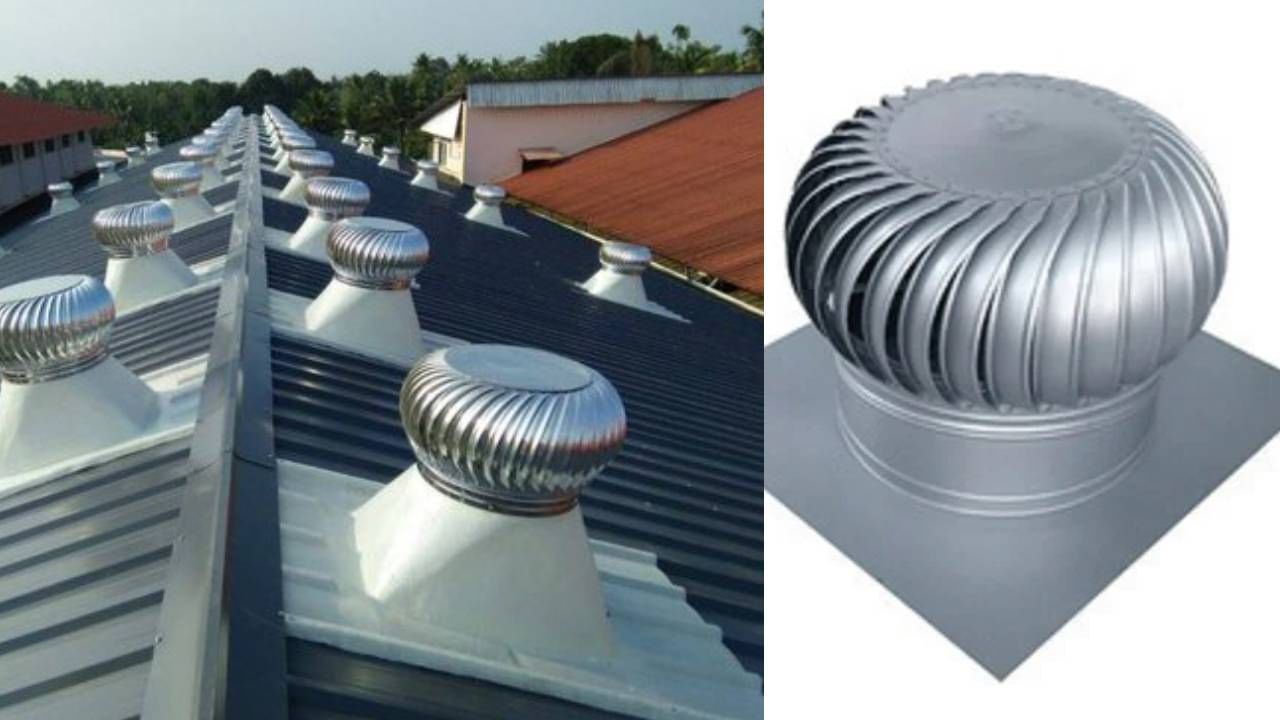 Turbo Ventilators: ಕಾರ್ಖಾನೆಗಳ ಮೇಲ್ಛಾವಣಿಯ ಮೇಲೆ ಈ ರೀತಿಯ ತಿರುಗುವ ಮಷೀನ್ ಗಳನ್ನು ಯಾಕೆ ಇಟ್ಟಿರುತ್ತಾರೆ ಗೊತ್ತಾ?
