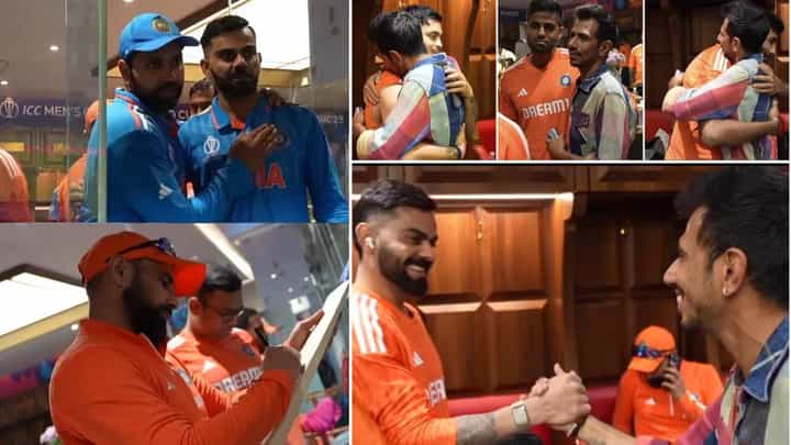 IND vs NZ, Semi Final: ಭಾರತದ ಡ್ರೆಸ್ಸಿಂಗ್ ರೂಮ್ಗೆ ದಿಢೀರ್ ಎಂಟ್ರಿ ಕೊಟ್ಟ ಯುಜ್ವೇಂದ್ರ ಚಹಲ್: ವಿಡಿಯೋ IND vs NZ, Semi Final: ಭಾರತದ ಡ್ರೆಸ್ಸಿಂಗ್ ರೂಮ್ಗೆ ದಿಢೀರ್ ಎಂಟ್ರಿ ಕೊಟ್ಟ ಯುಜ್ವೇಂದ್ರ ಚಹಲ್: ವಿಡಿಯೋ