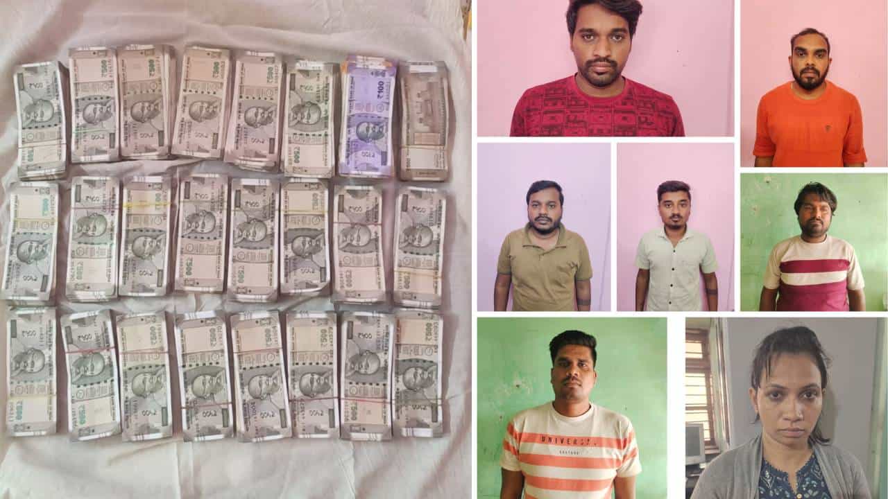 ಹಣ ಡಬಲ್ ಮಾಡಿ ಕೊಡುವುದಾಗಿ 25 ಲಕ್ಷ ರೂ. ವಂಚನೆ; ಪೊಲೀಸ್ ಬಲೆಗೆ ಬಿದ್ದ 6 ಜನರ ಗ್ಯಾಂಗ್ ಹಣ ಡಬಲ್ ಮಾಡಿ ಕೊಡುವುದಾಗಿ 25 ಲಕ್ಷ ರೂ. ವಂಚನೆ; ಪೊಲೀಸ್ ಬಲೆಗೆ ಬಿದ್ದ 6 ಜನರ ಗ್ಯಾಂಗ್