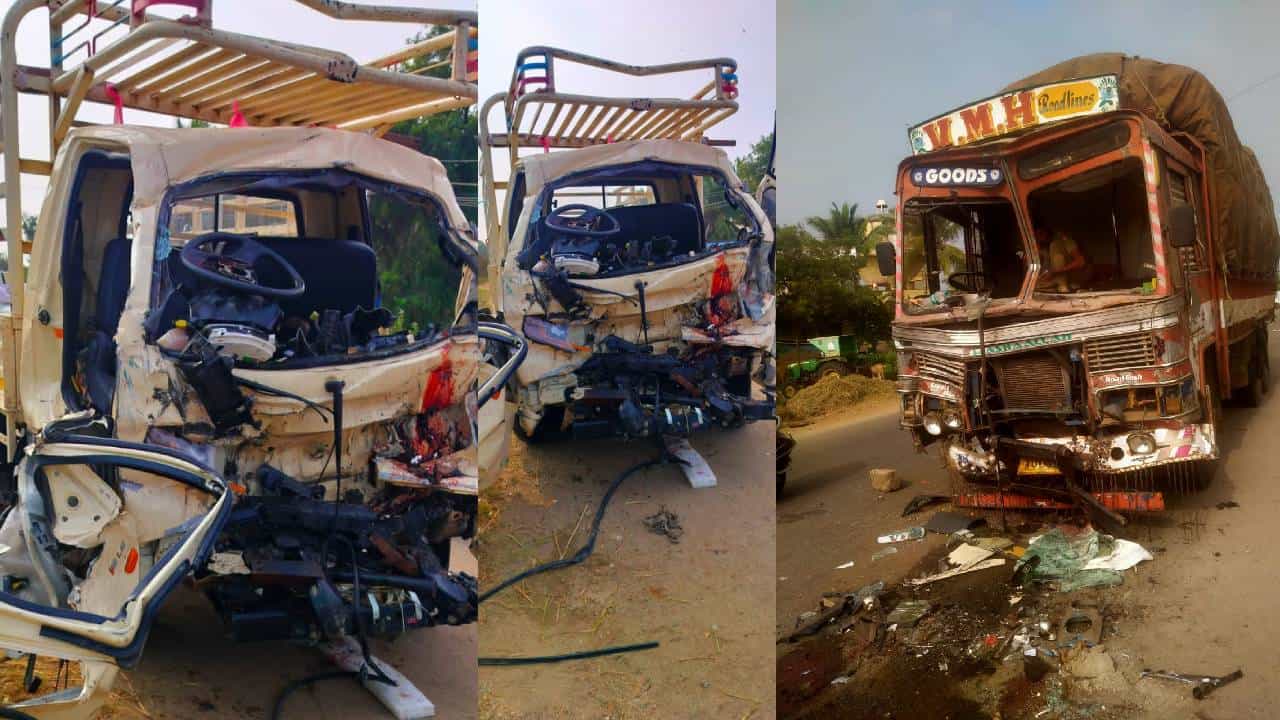 ರಾಯಚೂರು ಜಿಲ್ಲೆಯ ಸಿಂಧನೂರು ತಾಲೂಕಿನ ಪಗಡದಿನ್ನಿ ಕ್ಯಾಂಪ್ ಬಳಿ ಭೀಕರ ರಸ್ತೆ ಅಪಘಾತ ಸಂಭವಿಸಿದ್ದು, ಸ್ಥಳದಲ್ಲೇ ನಾಲ್ವರು ಮೃತಪಟ್ಟಿದ್ದಾರೆ. ಲಾರಿ ಡಿಕ್ಕಿಯಾಗಿ ಟಾಟಾ ಏಸ್ನಲ್ಲಿದ್ದ ನಾಲ್ವರು ಸಾವನ್ನಪ್ಪಿದ್ದಾರೆ.