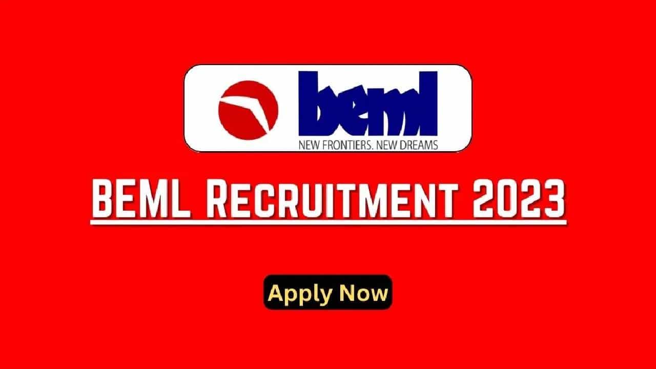 BEML Recruitment 2023: 32 ಡೆಪ್ಯುಟಿ ಜನರಲ್ ಮ್ಯಾನೇಜರ್, ಅಡ್ಮಿನ್ ಆಫೀಸರ್ ಹುದ್ದೆಗಳಿಗೆ ಆನ್ಲೈನ್ನಲ್ಲಿ ಅರ್ಜಿ ಸಲ್ಲಿಸಿ BEML Recruitment 2023: 32 ಡೆಪ್ಯುಟಿ ಜನರಲ್ ಮ್ಯಾನೇಜರ್, ಅಡ್ಮಿನ್ ಆಫೀಸರ್ ಹುದ್ದೆಗಳಿಗೆ ಆನ್ಲೈನ್ನಲ್ಲಿ ಅರ್ಜಿ ಸಲ್ಲಿಸಿ