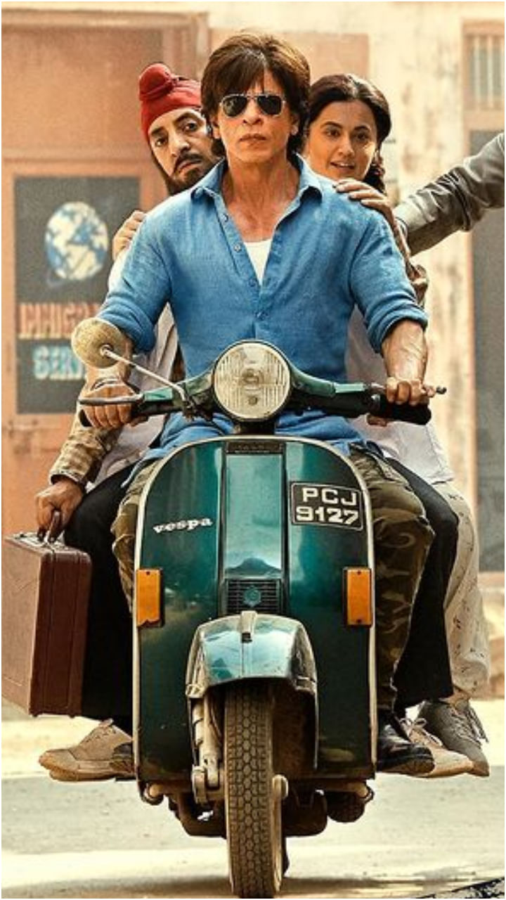 ಶಾರುಖ್​ ಖಾನ್​ ಜೊತೆ ಮೊದಲ ಬಾರಿ ತೆರೆ ಹಂಚಿಕೊಂಡ ನಟಿ ತಾಪ್ಸಿ ಪನ್ನು.