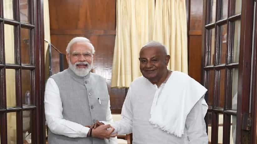 ಬಿಜೆಪಿಗೆ ದಳಪತಿ ಶುಭಾಶಯ, ಮೋದಿ ಅದ್ಭುತ ಪ್ರದರ್ಶನಕ್ಕೆ ಚುನಾವಣಾ ಫಲಿತಾಂಶ ಸಾಕ್ಷಿ: ಹೆಚ್ಡಿ ದೇವೇಗೌಡ