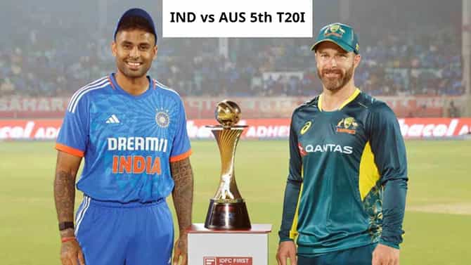 ಭಾರತ-ಆಸ್ಟ್ರೇಲಿಯಾ ಐದನೇ ಟಿ20 ಬೆಂಗಳೂರಿನಲ್ಲಿ: ಪಂದ್ಯ ಯಾವಾಗ?, ಇಲ್ಲಿದೆ ಮ