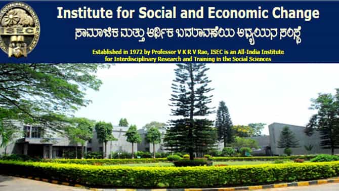 ISEC Recruitment 2024: 2 ಪ್ರಾಧ್ಯಾಪಕ ಹುದ್ದೆಗಳಿಗೆ ಅರ್ಜಿ ಸಲ್ಲಿಸಿ