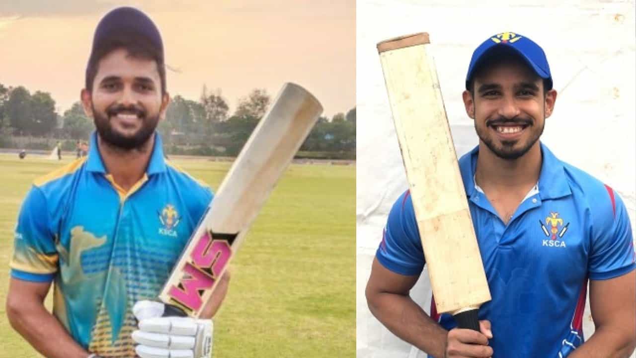 Vijay Hazare Trophy 2023: ಕರ್ನಾಟಕ ಪರ ಅಬ್ಬರಿಸಿದ ಮನೋಜ್-ಮನೋಹರ್: ರಾಜಸ್ಥಾನ್ಗೆ ಕಠಿಣ ಗುರಿ Vijay Hazare Trophy 2023: ಕರ್ನಾಟಕ ಪರ ಅಬ್ಬರಿಸಿದ ಮನೋಜ್-ಮನೋಹರ್: ರಾಜಸ್ಥಾನ್ಗೆ ಕಠಿಣ ಗುರಿ