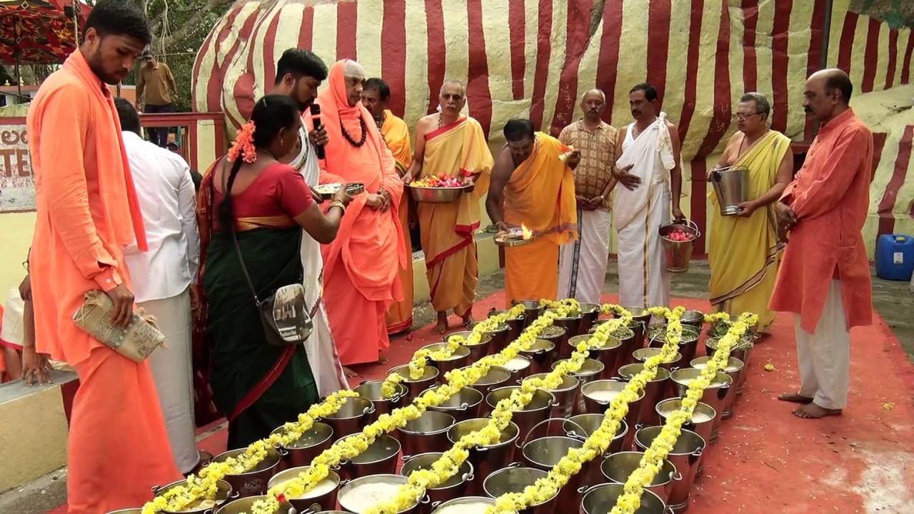 ಕ್ಷೀರಾಭಿಷೇಕ, ಗಂಧಾಭಿಷೇಕ, ಕುಂಕುಮಾಭಿಷೇಕ, ಅರಿಶಿನ ಅಭಿಷೇಕ ಸೇರಿದಂತೆ ಸುಮಾರು 32  ಬಗೆಯ ಅಭಿಷೇಕಗಳನ್ನು ಸುತ್ತೂರು ಶ್ರೀಗಳು ನೆರವೇರಿಸಿದರು.