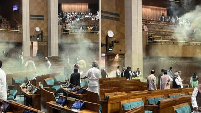 ಎರಡು ದಶಕದ ಹಿಂದೆ ಸಂಸತ್‌ ಮೇಲೆ ನಡೆದ ದಾಳಿ ದಿನವೇ ಮತ್ತೆ ಭದ್ರತಾ ಲೋಪ
