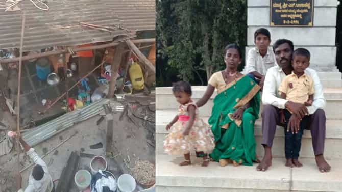 ಬೆಳಗಾವಿ: ಪುಂಡರ ಗೂಂಡಾಗಿರಿಯಿಂದ ಬೀದಿಗೆ ಬಿದ್ದ ವಿಕಲಚೇತನ ಕುಟುಂಬ