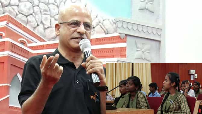 ಚಂದ್ರಯಾನ ವಿಜ್ಞಾನಿ ಜೊತೆ ರಾಯಚೂರು ಶಾಲಾ ಮಕ್ಕಳ ಸಂವಾದ