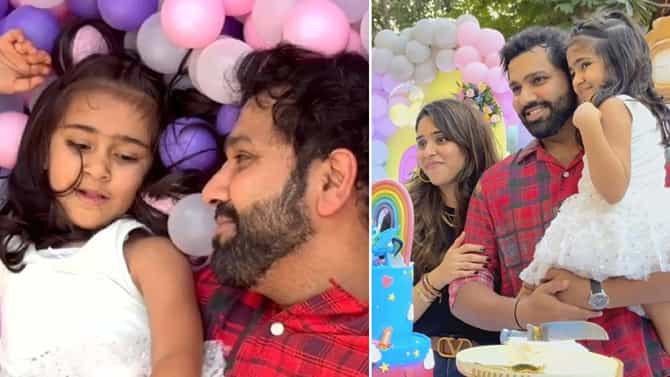 ಆಫ್ರಿಕಾದಲ್ಲಿ ಮಗಳ ಹುಟ್ಟುಹಬ್ಬವನ್ನು ಭರ್ಜರಿ ಆಗಿ ಆಚರಿಸಿದ ರೋಹಿತ್ ಶರ್ಮಾ