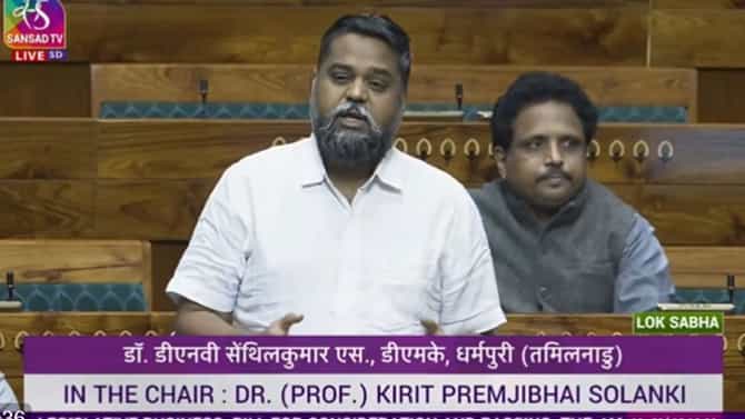 ಗೋಮೂತ್ರ ರಾಜ್ಯಗಳಲ್ಲಿ ಮಾತ್ರ ಬಿಜೆಪಿ ಚುನಾವಣೆ ಗೆಲ್ಲುತ್ತದೆ: ಡಿಎಂಕೆ MP