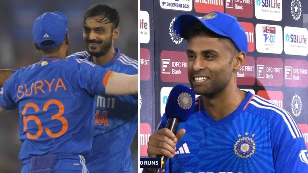 IND vs AUS 4th T20I: ಸರಣಿ ವಶಪಡಿಸಿದ ಬಳಿಕ ಪೋಸ್ಟ್ ಮ್ಯಾಚ್ನಲ್ಲಿ ಹೆಚ್ಚು ಮಾತನಾಡದ ಸೂರ್ಯಕುಮಾರ್: ಏನಂದ್ರು ನೋಡಿ IND vs AUS 4th T20I: ಸರಣಿ ವಶಪಡಿಸಿದ ಬಳಿಕ ಪೋಸ್ಟ್ ಮ್ಯಾಚ್ನಲ್ಲಿ ಹೆಚ್ಚು ಮಾತನಾಡದ ಸೂರ್ಯಕುಮಾರ್: ಏನಂದ್ರು ನೋಡಿ...