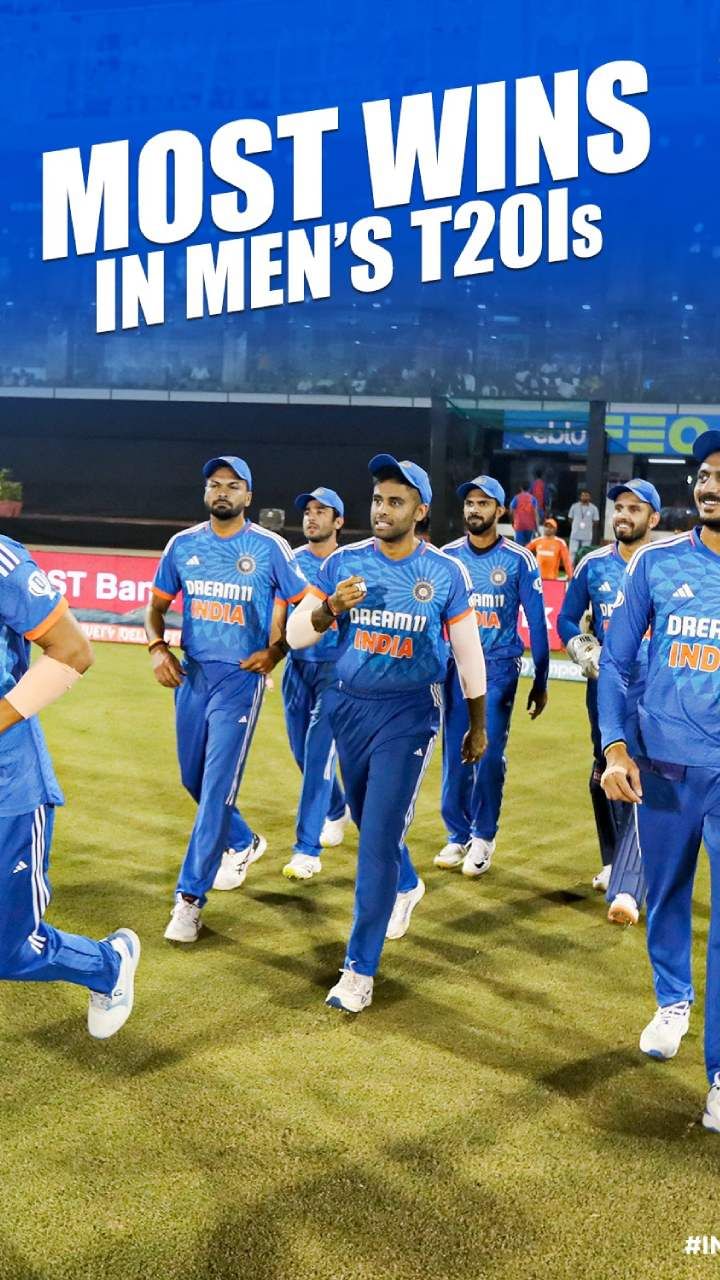 ಈ ಗೆಲುವಿನ ಮೂಲಕ ಭಾರತ ಕ್ರಿಕೆಟ್ ತಂಡ ಇತಿಹಾಸ ನಿರ್ಮಿಸಿದ್ದು, ಅತಿ ಹೆಚ್ಚು ಟಿ20 ಅಂತರರಾಷ್ಟ್ರೀಯ ಗೆಲುವು ಸಾಧಿಸಿದ ತಂಡವಾಗಿದೆ.