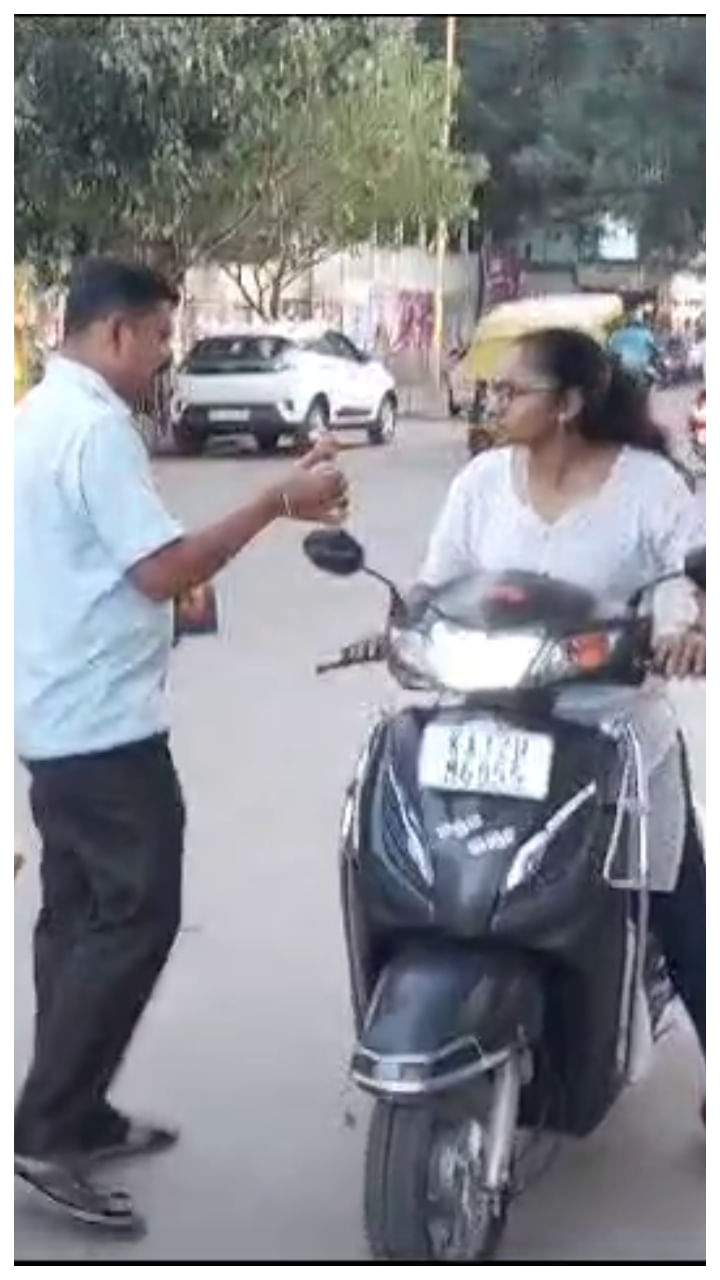 Traffic rules davangere