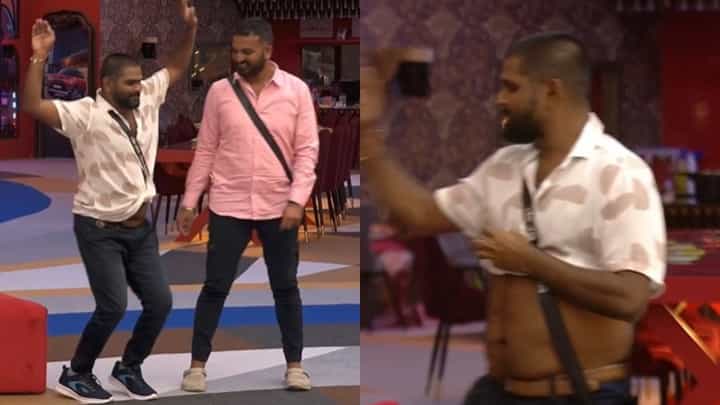 ತುಕಾಲಿಯ ಡ್ಯಾನ್ಸ್ ನೋಡಿ ಬೆಚ್ಚಿ ಬಿದ್ದ ಮನೆ ಮಂದಿ ತುಕಾಲಿಯ ಡ್ಯಾನ್ಸ್ ನೋಡಿ ಬೆಚ್ಚಿ ಬಿದ್ದ ಮನೆ ಮಂದಿ